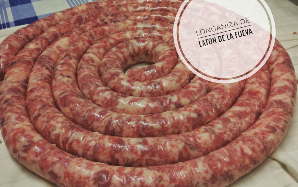 Una espiral de longaniza de latón de La fueva